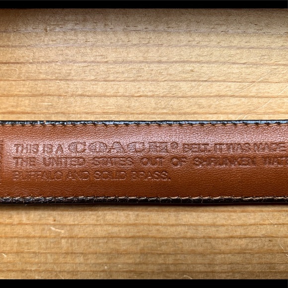 Coach belt - Picture 5 of 6
